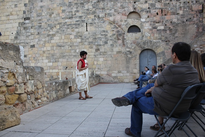 Oriol Montesó en la pell d''Agripa. L'jome per a tot'.