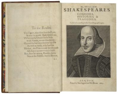 First Folio © Library of Congres