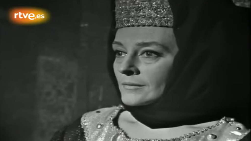 Irene Gutiérrez Caba a Macbeth (1966) © RTVE