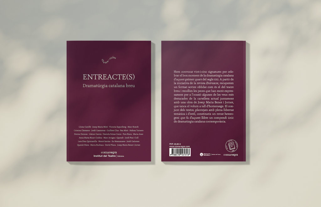 Llibre 'Entreacte(s)' © Comanegra