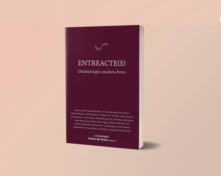 Llibre 'Entreacte(s)' © Comanegra