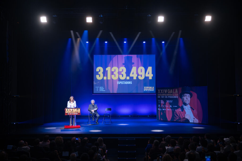 Isabel Vidal i Toni Albaladeo a la presentació de les xifres de la temporada © Sergi Panizo