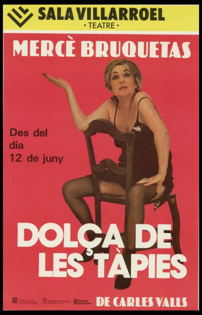 Cartell de Dolça de les tàpies (1985) © MAE