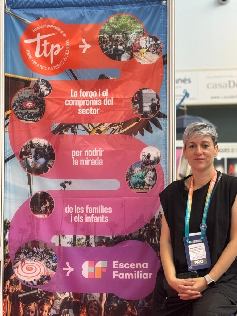 La gerent de la TTP, Abigail Ballester, a Fira Tàrrega 2024