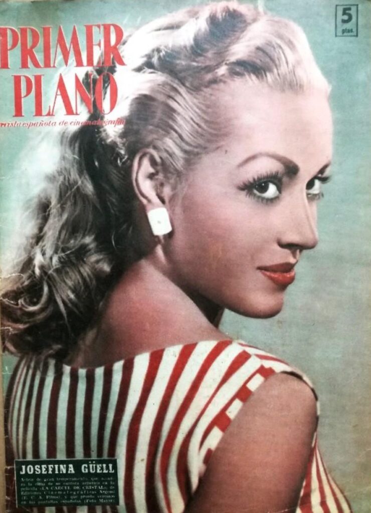Portada de la revista Primer plano (1956) amb motiu del film La cárcel de cristal © AISGE