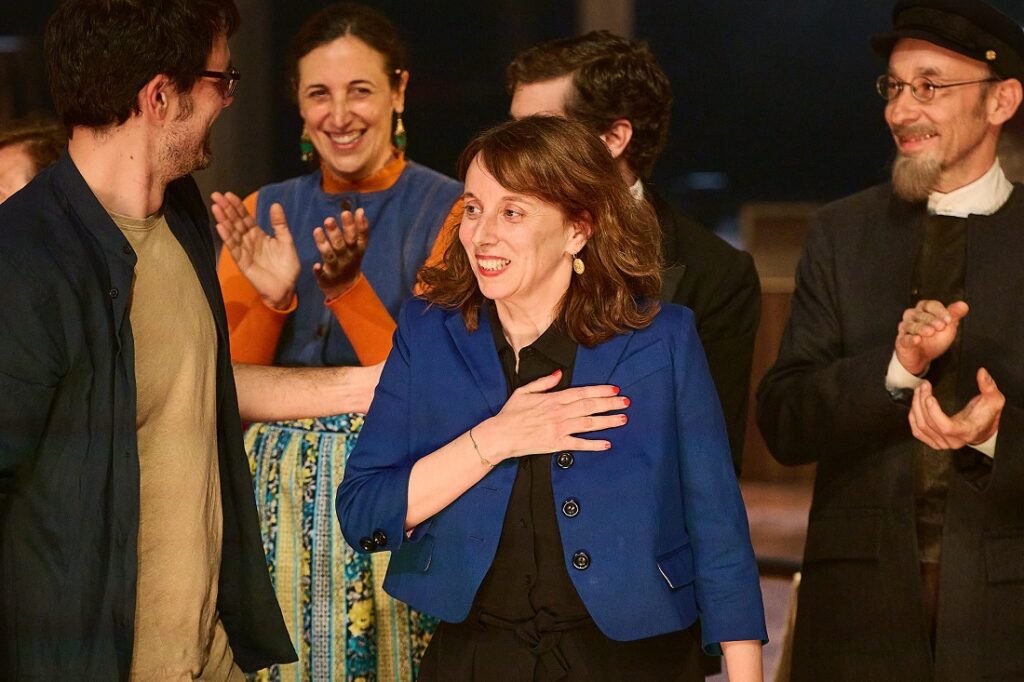 Victoria Szpunberg a l'estrena de La tercera fuga © TNC