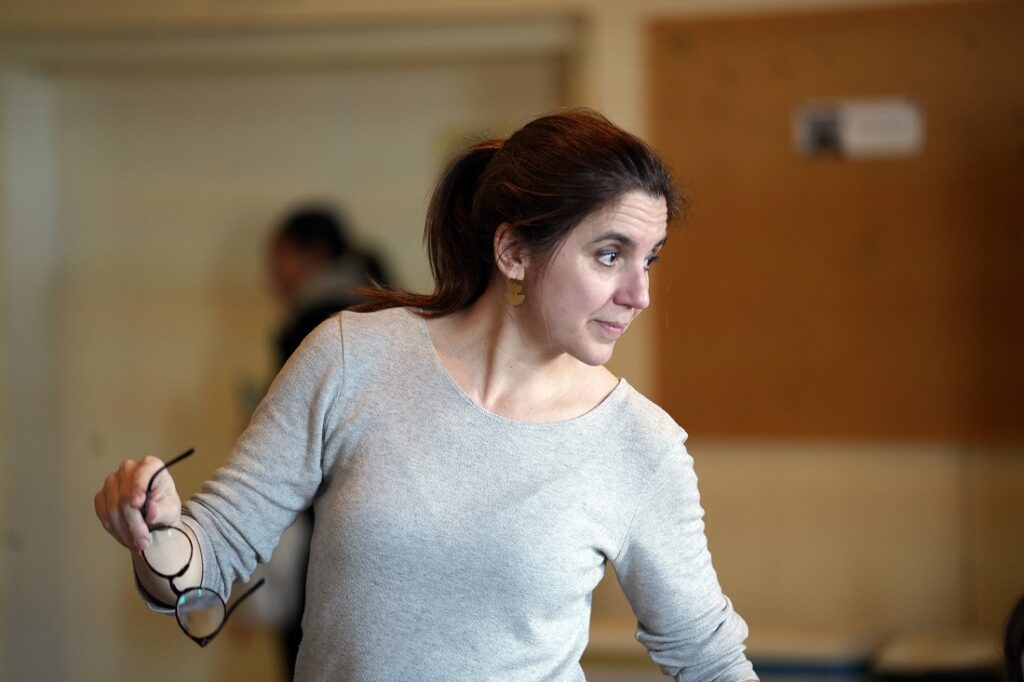 Carlota Subirós a l'assaig d'Èdip & Antígona © TNC