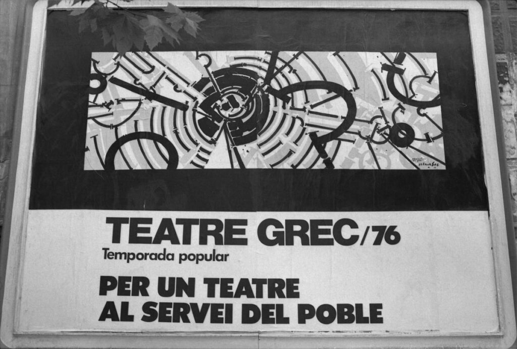 Tanques publicitàries del Grec 1976 © Pilar Aymerich / MAE. Institut del Teatre